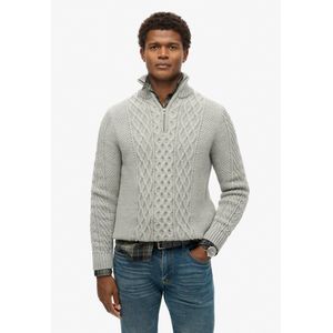 Superdry Jacob Cable Knit Half Zip Heren Trui
