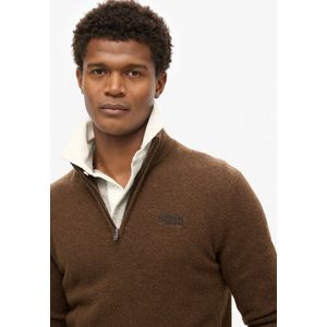 Superdry - M6110640A - Schipperstrui - Bruin - Wol