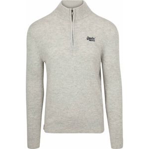 Superdry Essential Emb Knit Half Zip Heren Trui