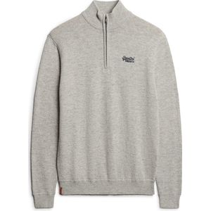 Superdry Essential Emb Knit Half Zip Heren Trui