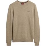 Superdry - Essential Slim Fit Trui - Blauw - Katoen