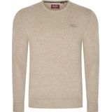 Superdry - M6110641A - Slim Fit Trui - Zwart - Wol