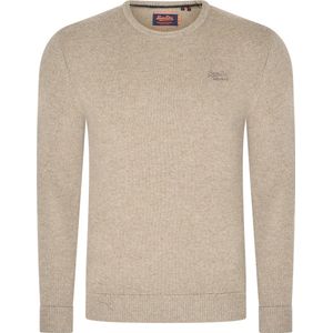 Superdry - M6110641A - Slim Fit Trui - Zwart - Wol