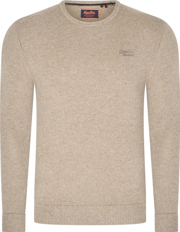 Superdry - Essential Slim Fit Trui - Blauw - Katoen