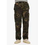 Superdry - Baggy Parachute Cargobroek - Groen - Katoen - Wijde Pasvorm