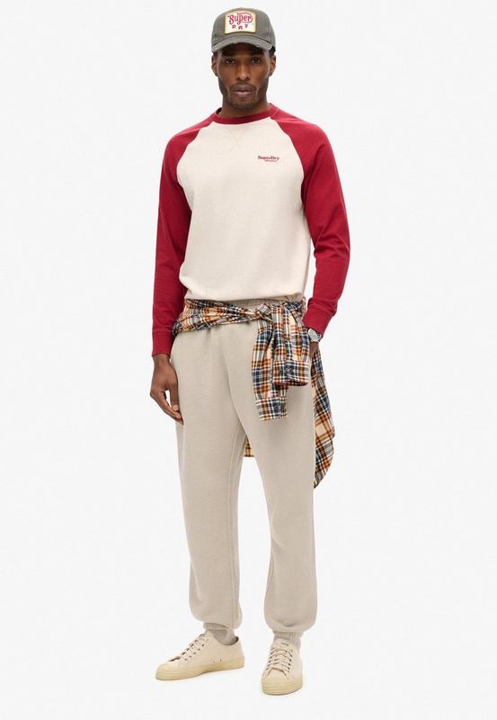 Superdry - Micro Logo - Trainingsbroek - Tapered Fit - Zwart