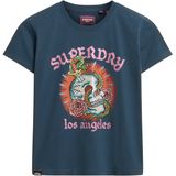 Shirt - Jersey - Ronde Hals - Motiefprint - Normale Pasvorm - Kwartmouw