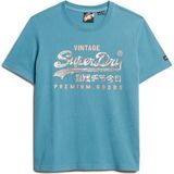 Superdry - Vl Graphic T-shirt - Korte Mouwen - Biologisch Katoen