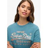 Superdry - Vl Graphic T-shirt - Korte Mouwen - Biologisch Katoen