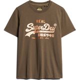 Superdry - Vl Graphic T-shirt - Korte Mouwen - Biologisch Katoen