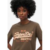 Superdry - Vl Graphic T-shirt - Korte Mouwen - Biologisch Katoen