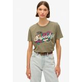 Superdry - Tattoo Script - T-shirt - Dames
