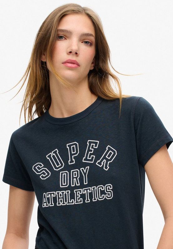 Superdry - Athletic Graphic Fitted T-shirt - Korte Mouwen