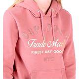 Superdry - W2012141A - Sweatshirt - Roze - Luxe Metallic - Casual - Katoen