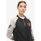 Superdry - W2012160A - Bomberjack - Zwart - Casual - Gebreid