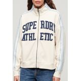 Superdry - W2012163A - Sweatshirt - Groen - Losse Ritssluiting - Casual - Katoen