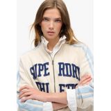 Superdry - W2012163A - Sweatshirt - Groen - Losse Ritssluiting - Casual - Katoen