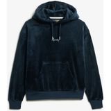 Superdry - W2012168A - Hoodie - Zwart - Velours - Casual