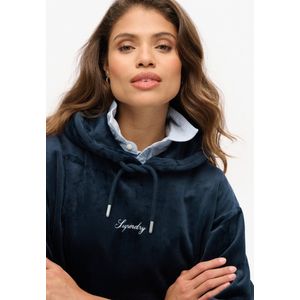 Superdry - W2012168A - Hoodie - Zwart - Velours - Casual