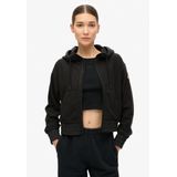 Superdry - Sport Tech Grid Fleece - Ritshoodie - Dames