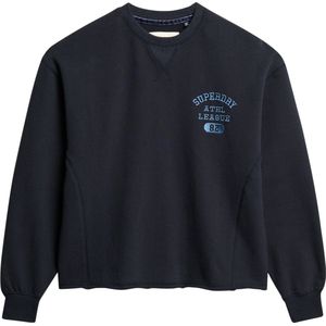 Athletic Essentials - Loose Crop Crew Sweatshirt - Grijs - Katoen