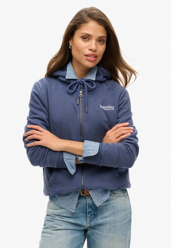 Superdry Essential Logo Hb Sweatshirt Met Rits