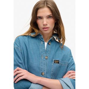 Overshirt - Denim - Vintage Wassing - Knoopsluiting - Oversized Pasvorm
