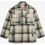 Superdry - W4010448A - Overhemd - Beige - Lange Mouwen - Casual