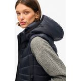 Superdry - Fuji Quilt Padded Vest - Zwart - Gilet