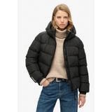 Superdry - W5011721A - Puffer Sportjas - Groen - Gerecycled Polyester - Duurzaam