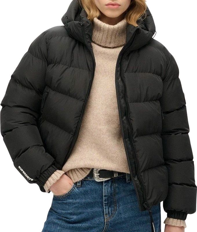 Superdry Hooded Sports Puffer Jacket Dames Jas