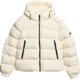 Superdry - Sports Pufferjas - Dames - Zwart - Gewatteerd - Capuchon