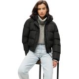 Superdry - Hooded Sports - Gewatteerd Damesjack - Zwart - Dons