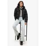 Superdry - Hooded Sports - Gewatteerd Damesjack - Zwart - Dons