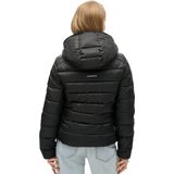 Superdry - Fuji Quilt - Gewatteerd Donsjack - Zwart - Donsvoering