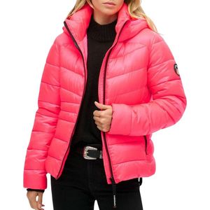 Superdry Fuji Quilt Padded Winterjas Dames - Maat XS (34)