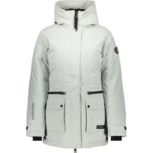Superdry Jas City Padded Parka Jacket W5011732a Puritan Grey Dames Maat - L