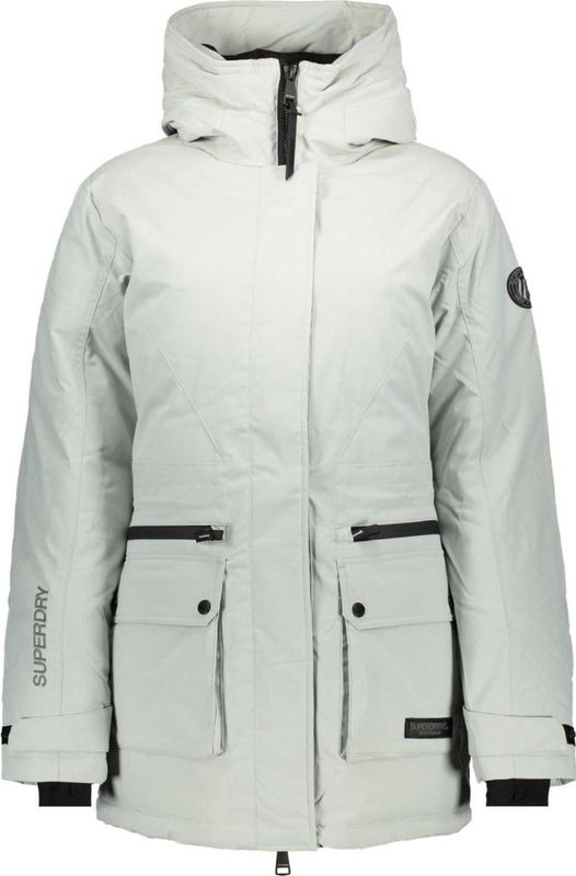 Superdry - City-parka - Groen - Waterafstotend - Gewatteerd