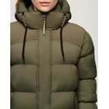 Superdry - Rips Longline Jas - Zwart - Ripstop - Gevoerd - Capuchon