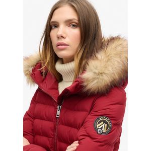Superdry - Fuji - Gewatteerde Jas - Met Capuchon - Imitatiebont