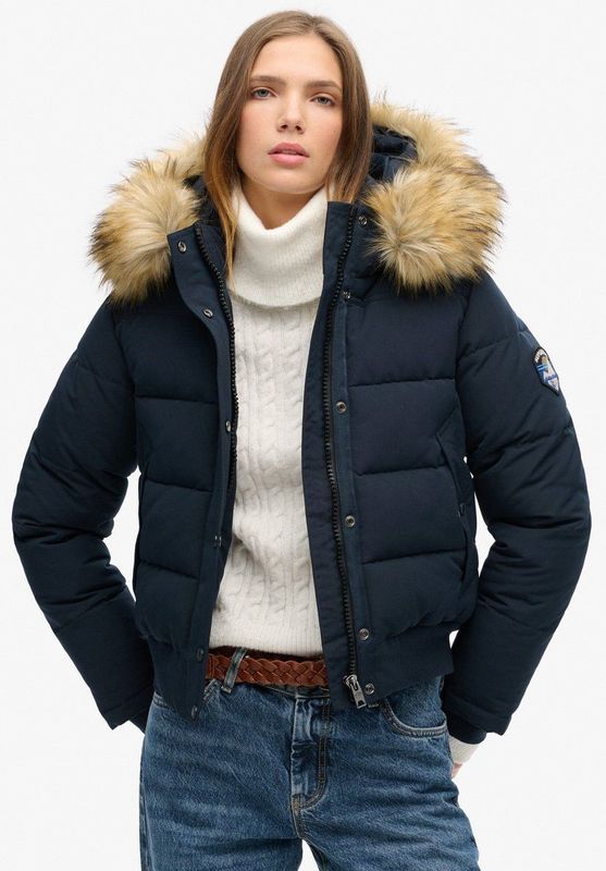 Superdry - W5011785A - Jack - Marineblauw - Gerecycled Polyester