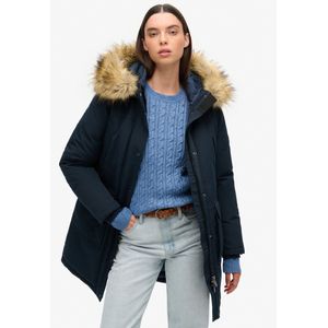Superdry - Everest Parka - Gewatteerde Jas - Dames - Imitatiebont