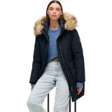 Superdry - W5011786A - Parka - Zwart - Gerecycled Polyester