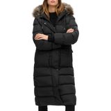 Superdry Everest Faux Fur Longline Winterjas Dames - Maat 5XL