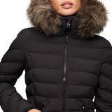 Superdry Fuji Faux Fur Hooded Longline Winterjas Dames (34)
