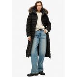 Superdry Fuji Faux Fur Hooded Longline Winterjas Dames (34)