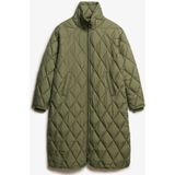 Superdry - Gewatteerde Jas - Groen - Polyester - Casual Stijl