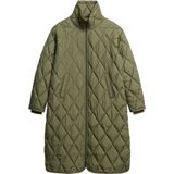 Superdry - Gewatteerde Jas - Groen - Polyester - Casual Stijl