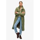 Superdry - Gewatteerde Jas - Groen - Polyester - Casual Stijl