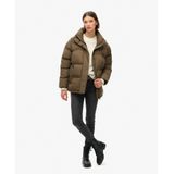 Superdry - Halflange Pufferjas - Dames - Gewatteerde Jassen